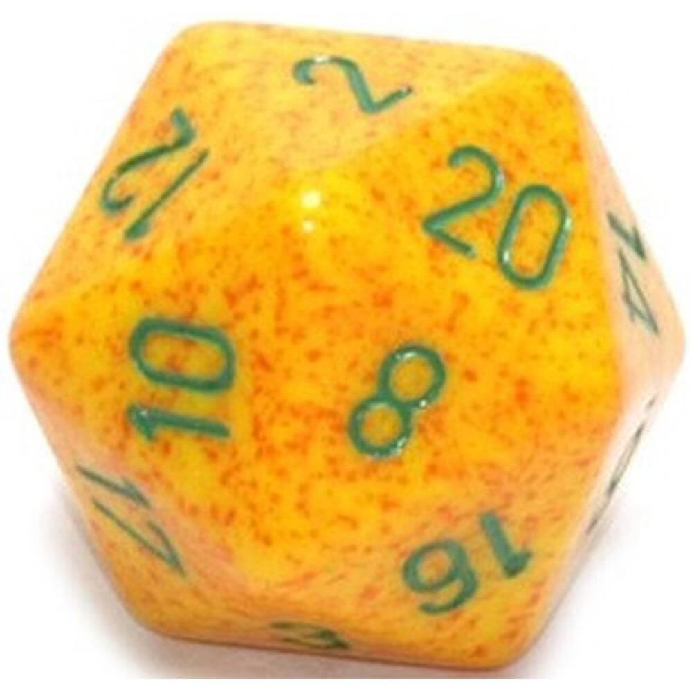  D20 Würfel gesprenkelt (34mm)