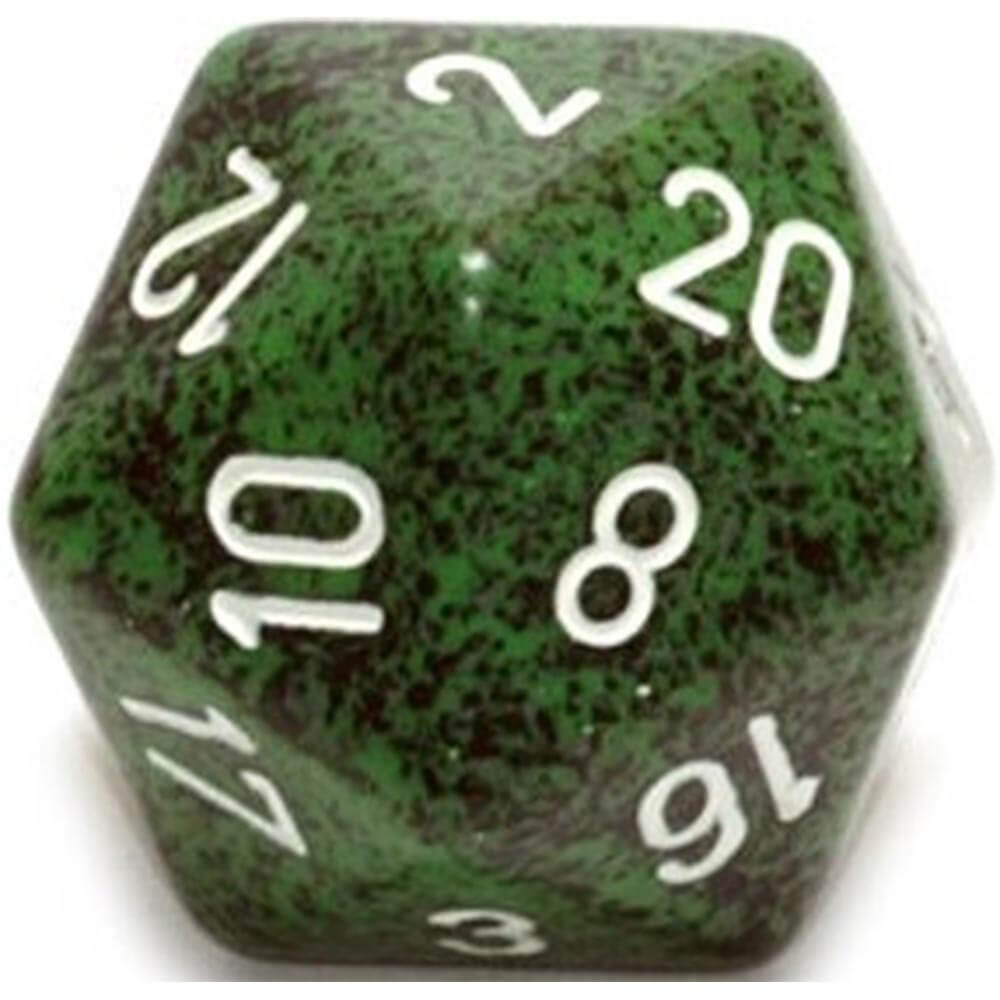 D20 Dice moucheté (34 mm)