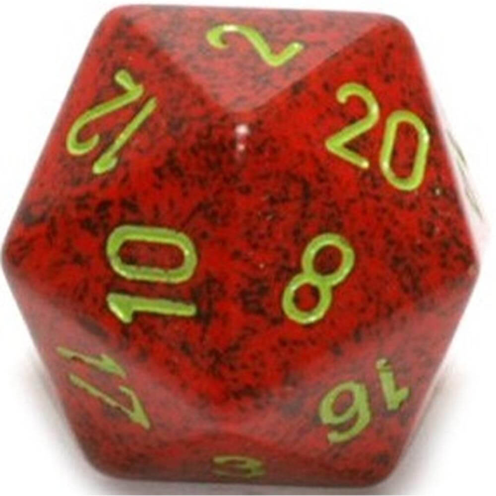 D20 Dice Speckled (34 mm)