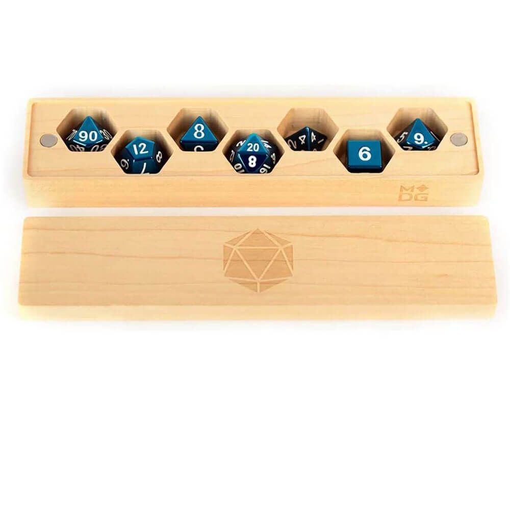 Metallic Dice GamePremium Wood Dice Vault