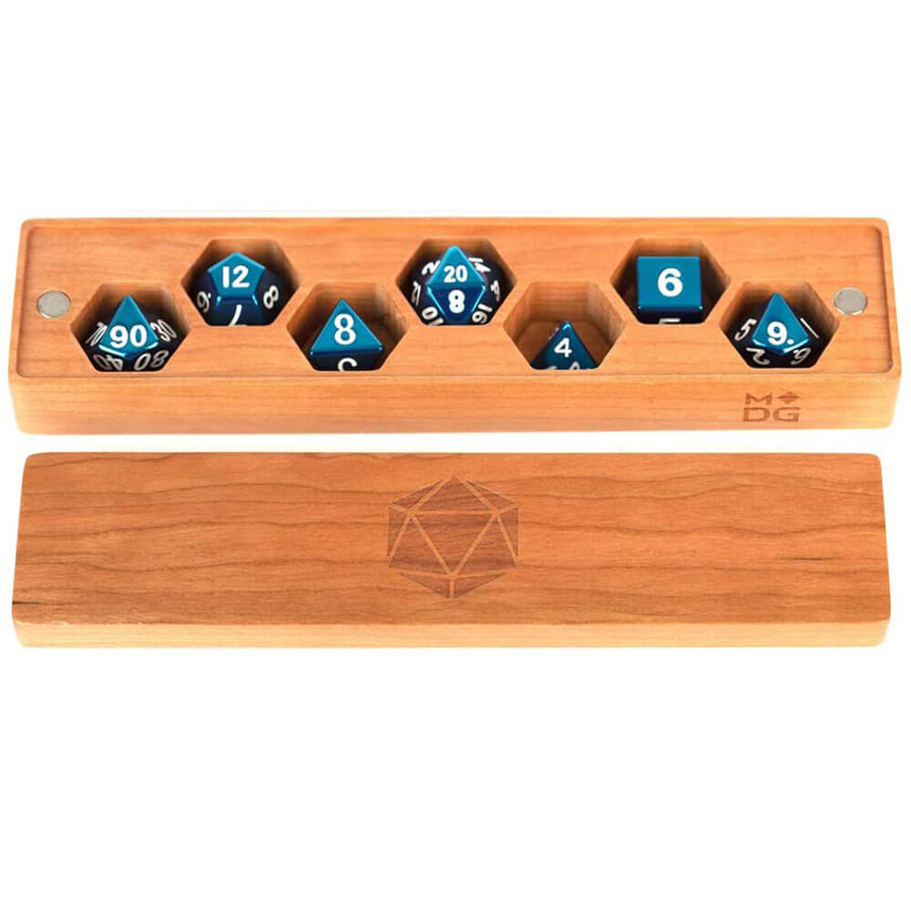 Dice metallico Gamepremium Wood Dice Vault