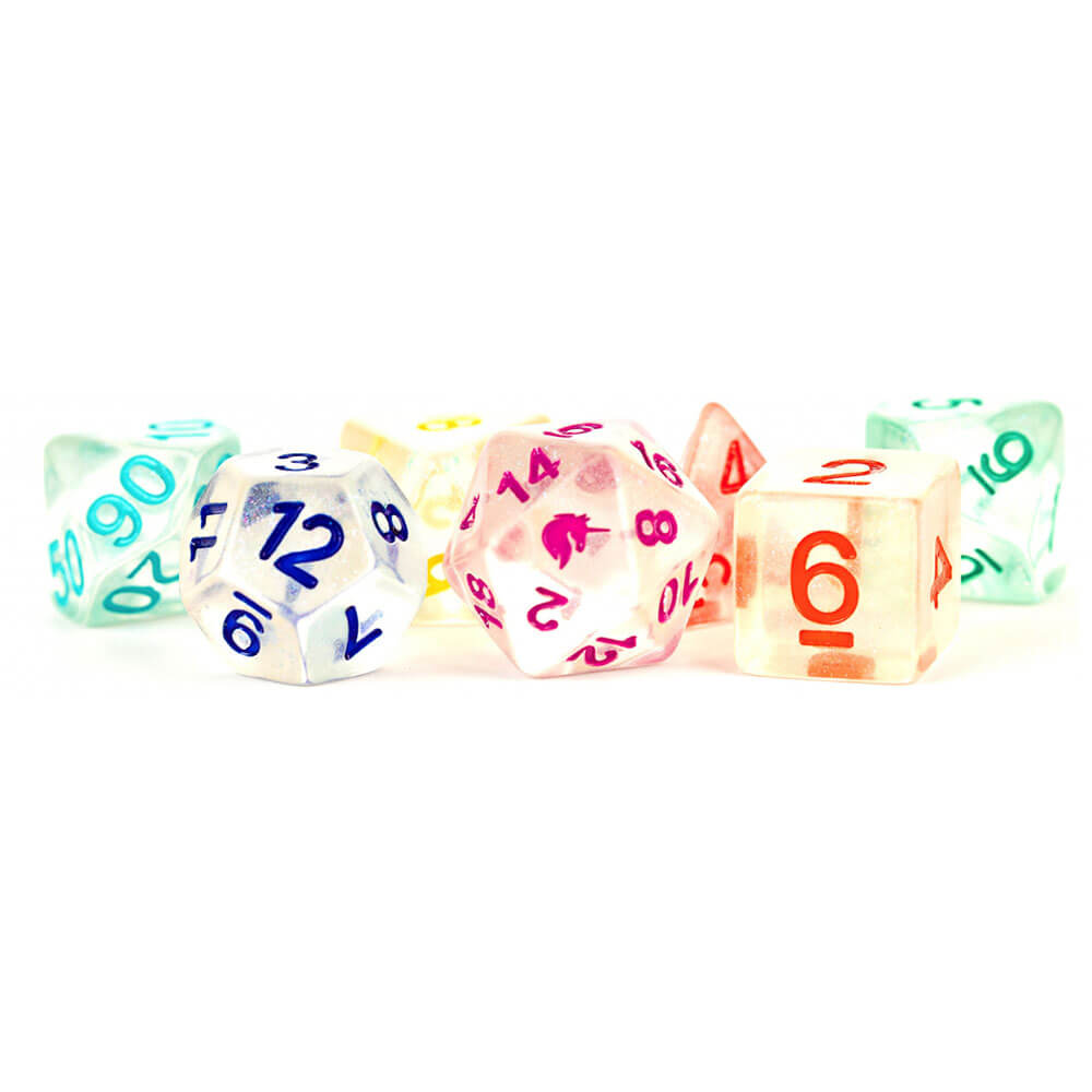 MDG Unicorn Harts Polyhedral Dice Set