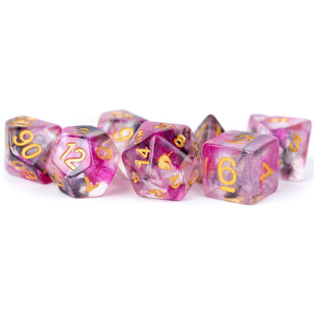 MDG Unicorn Harts Polyhedral Dice Set