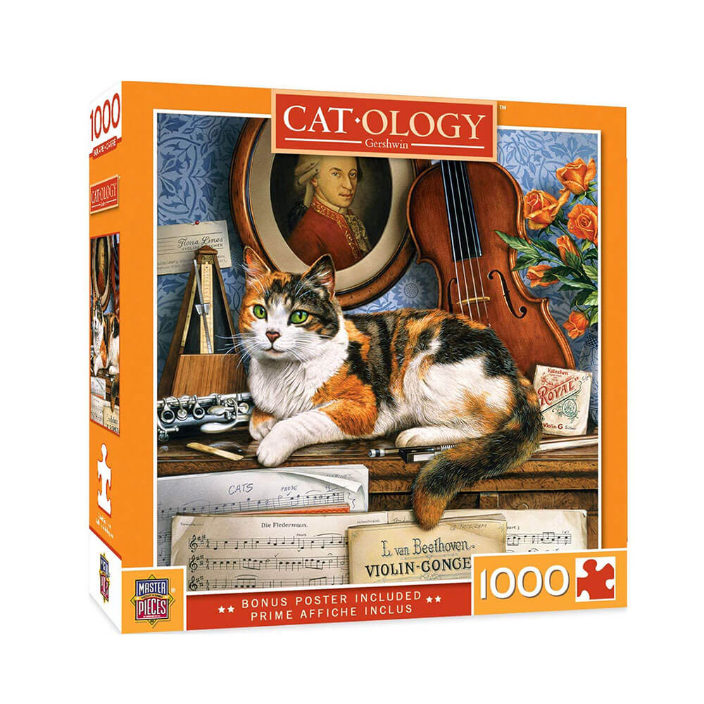 Masterpieces Puzzle Cat-Orology (1000 pc's)