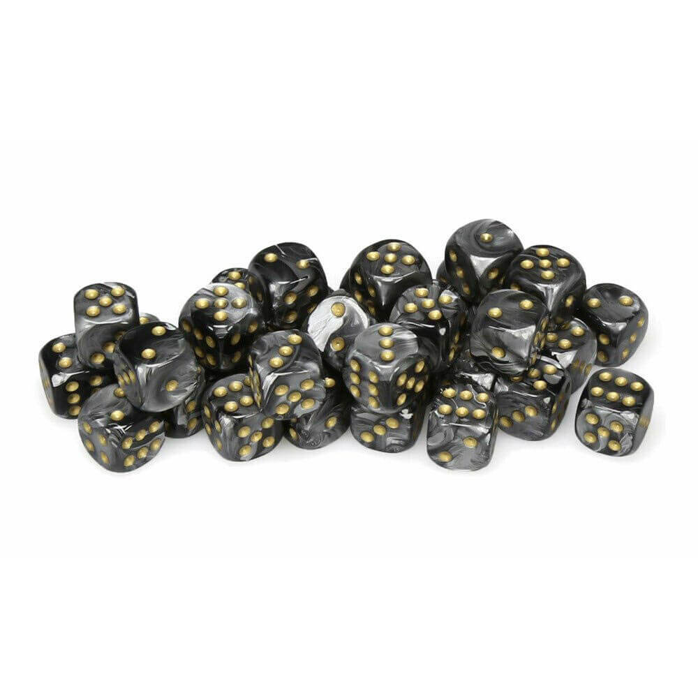 D6 dados lustrosos 12 mm (36 dados)