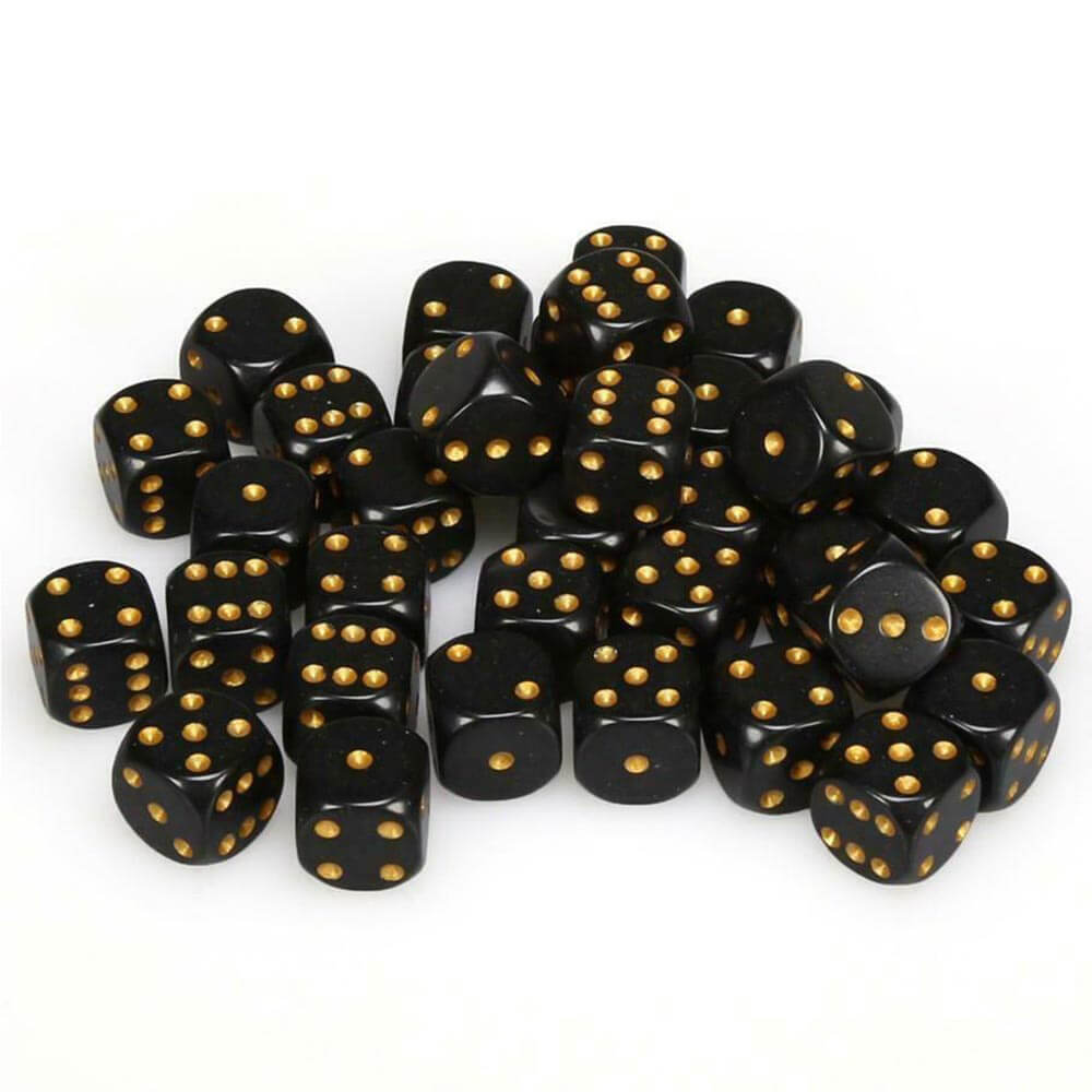 D6 Dice Opaque 12 mm (36 dés)