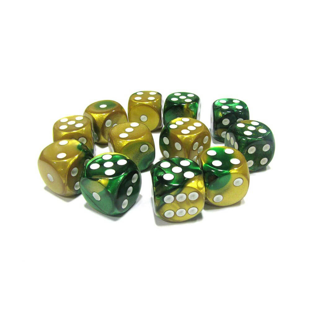 D6 Dice Gemini 16mm (12 dados)