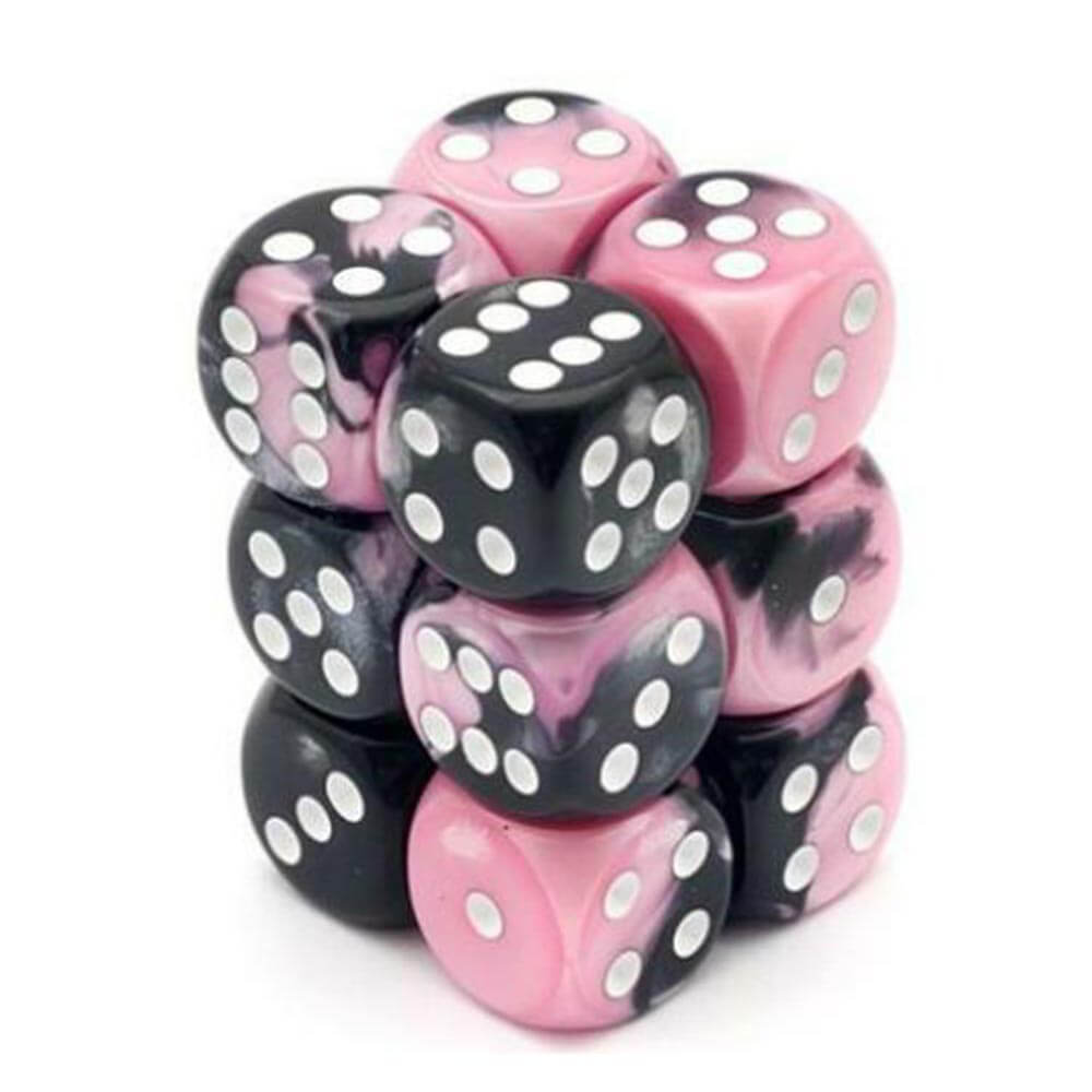 D6 Dice Gemini 16mm (12 dados)