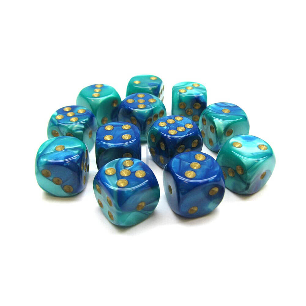 D6 Dice Gemini 16mm (12 dados)