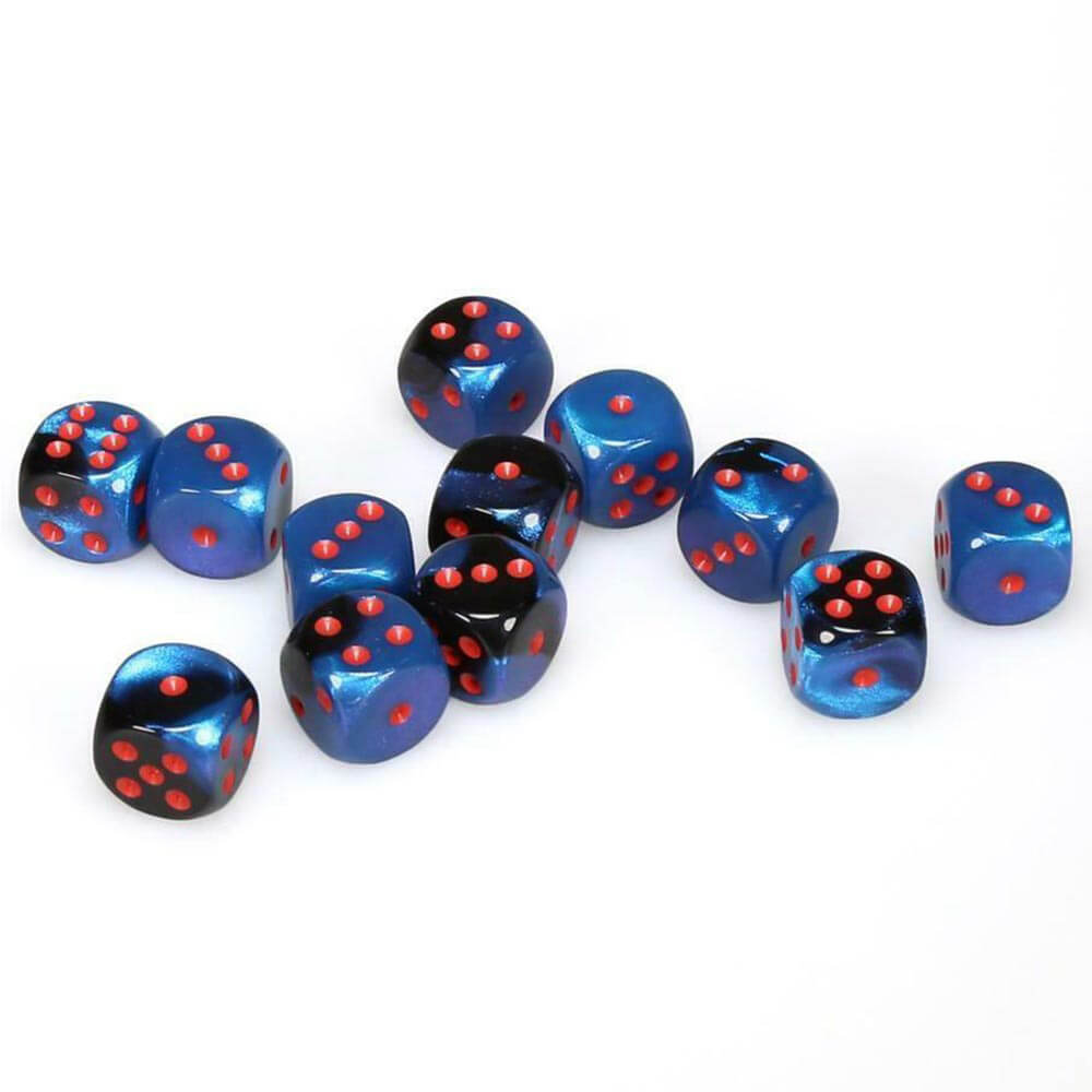 D6 Dice Gemini 16mm (12 dadi)