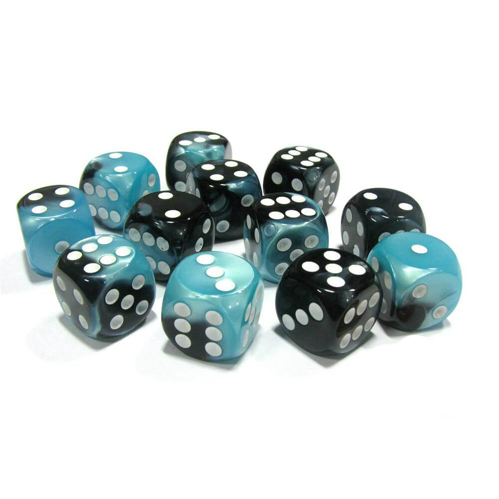 D6 Dice Gemini 16mm (12 Dice)