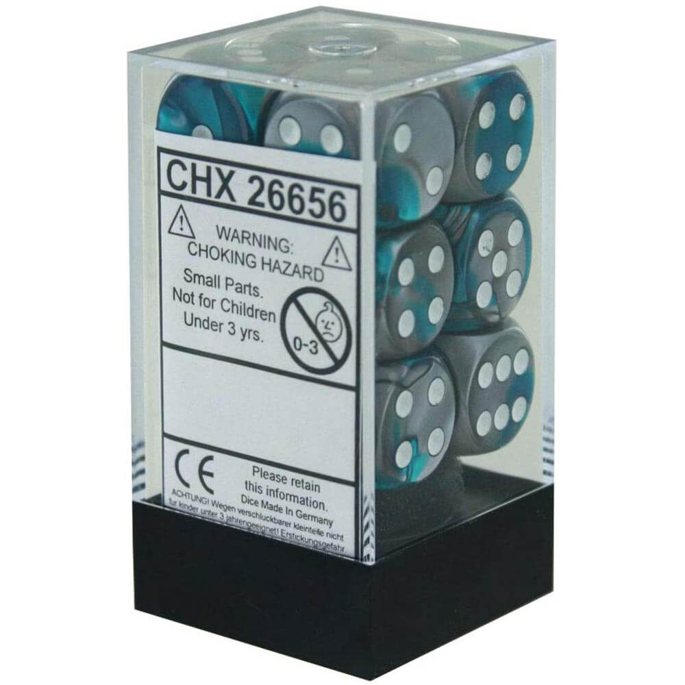 D6 Dice Gemini 16mm (12 dados)