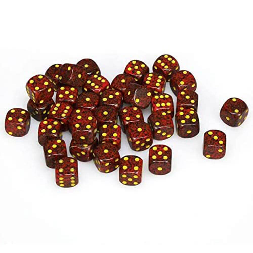 D6 DICE Speckled 12mm (36 DICE)