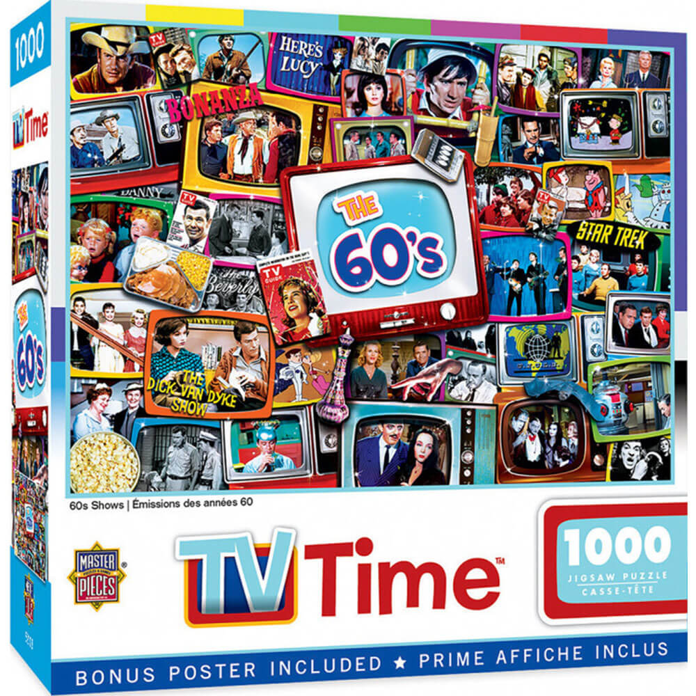 Masterpieces TV Time viser 1000 pc puslespil