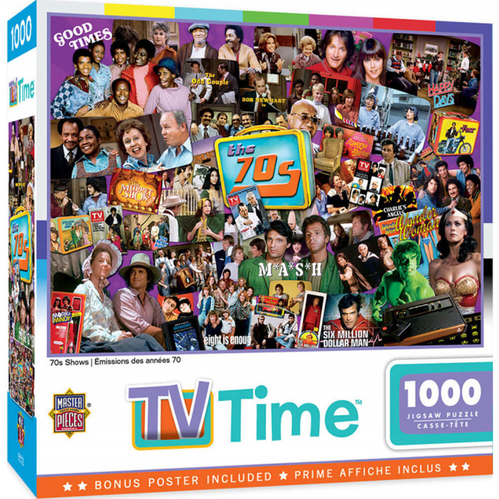 Masterpieces TV -tidsshower 1000pc pussel