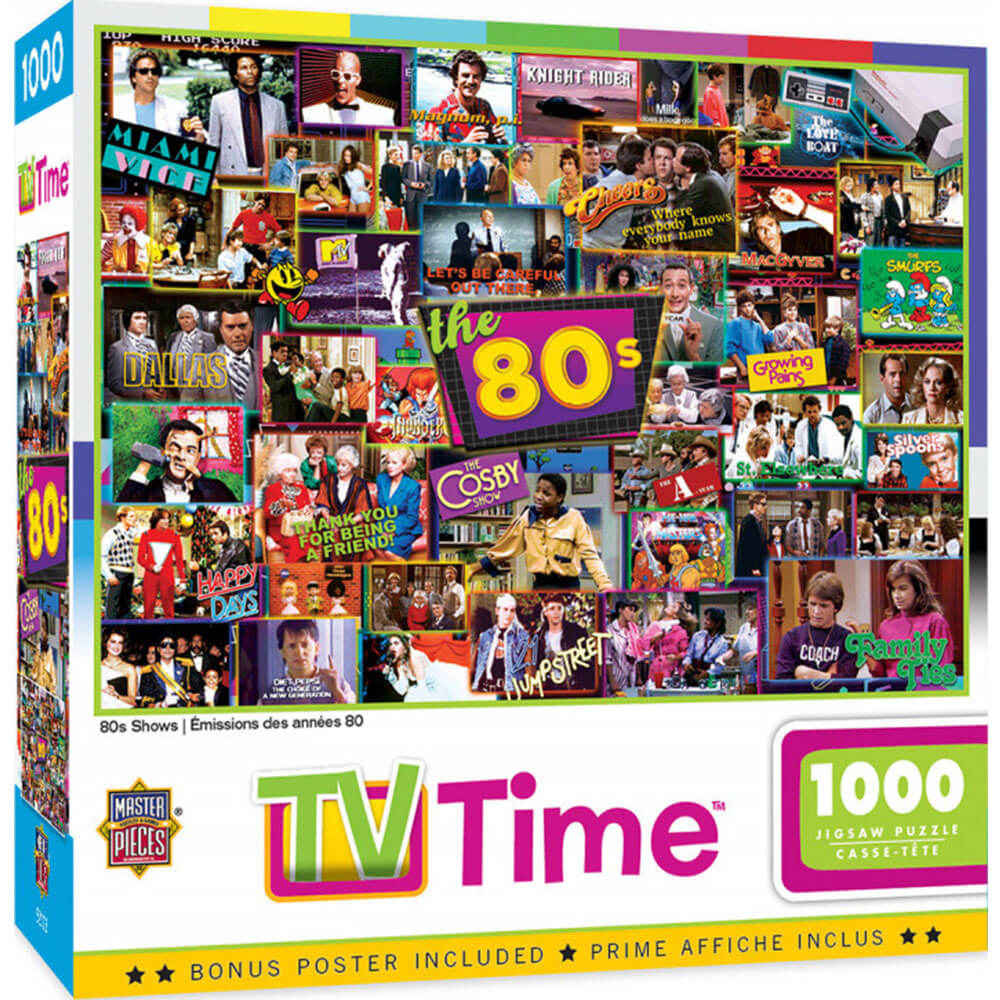 Masterpieces TV -tidsshower 1000pc pussel