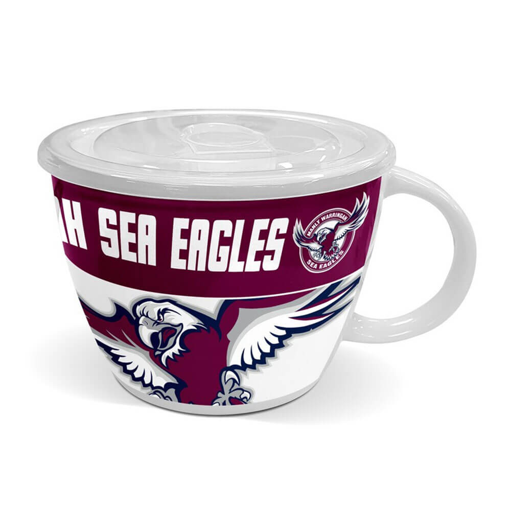 Taza de sopa NRL con tapa