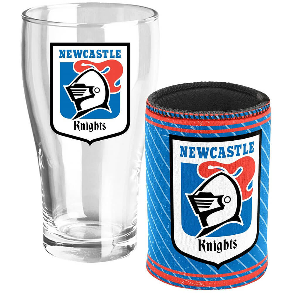 NRL Heritage Pint Glass & Can Cooler Pack