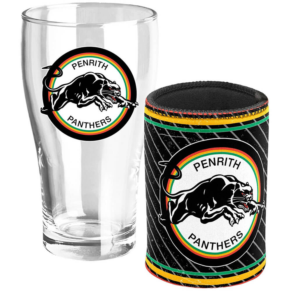  NRL Heritage Pint-Glas und Dosenkühler