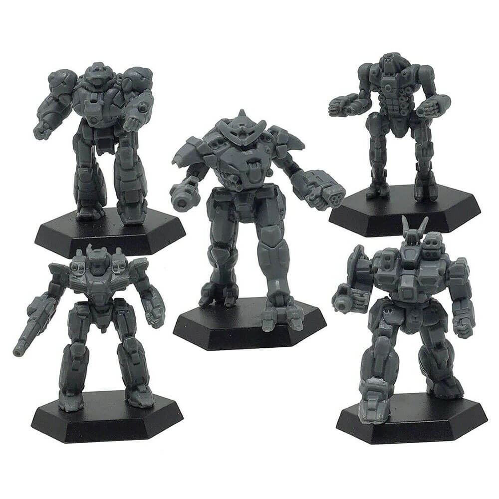 Battletech RPG 5つのミニチュアコレクション