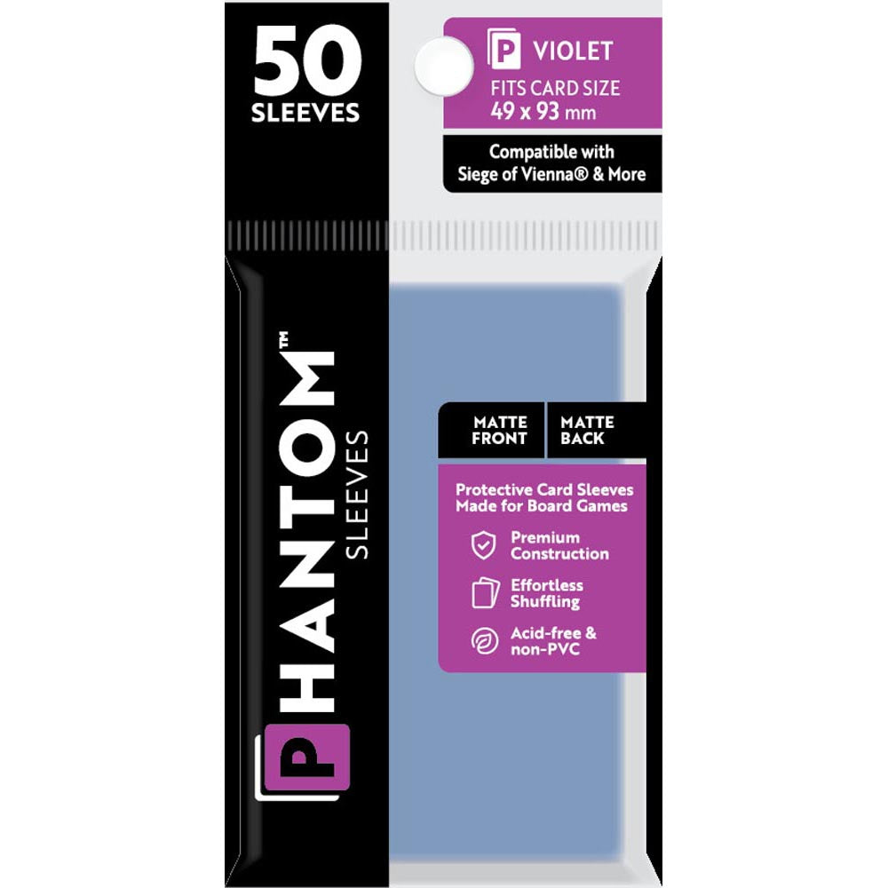 Violett Phantomärmel 50 pcs (49 x 93 mm)