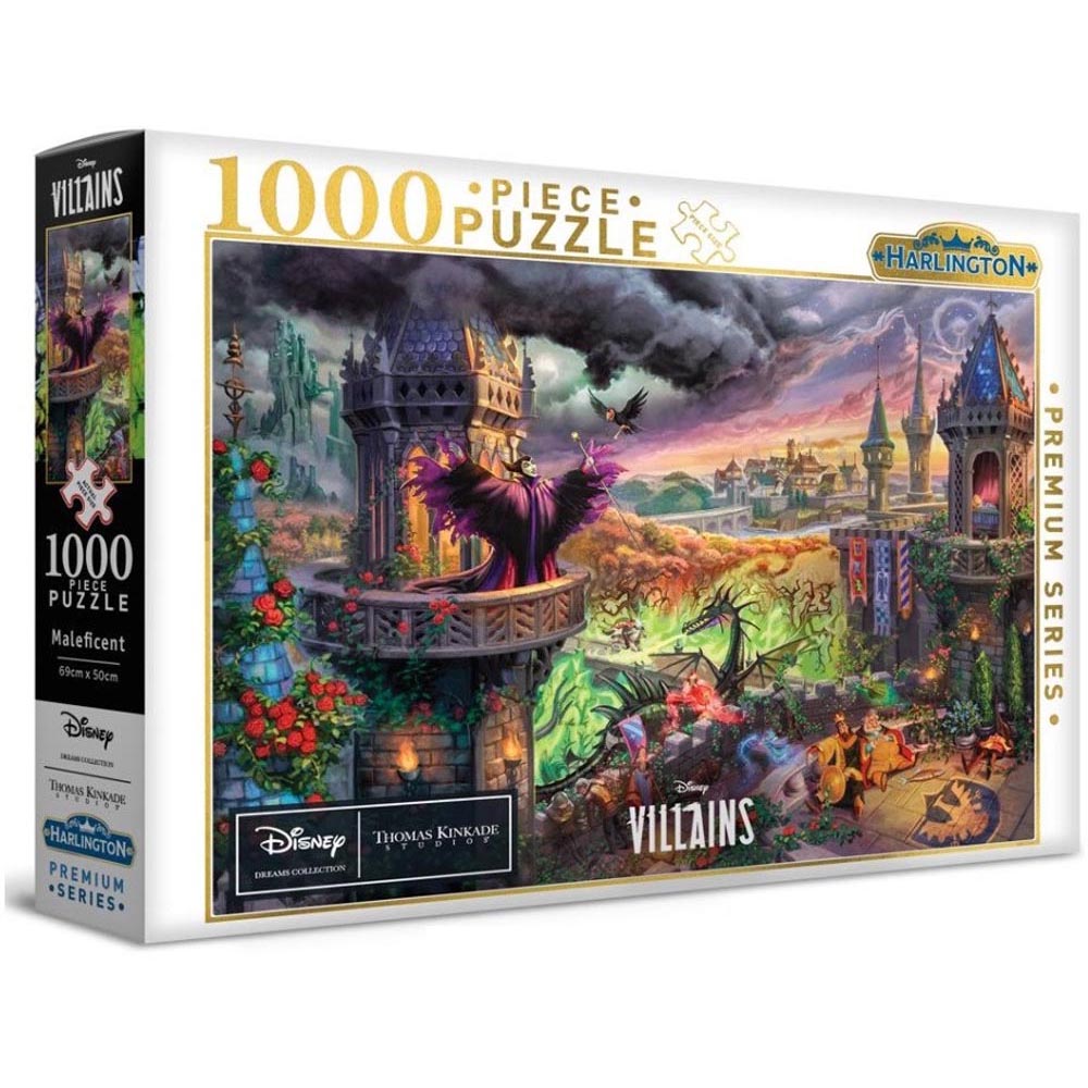 Harlington Thomas Kinkade Disney Maleficent Puzzle 1000pcs