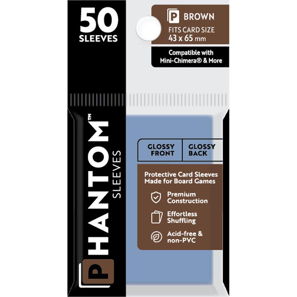 Mangas Phantom Brown 50pcs (43x65mm)