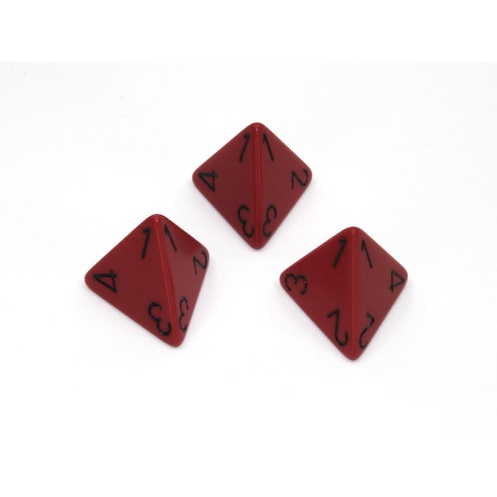 CHESSEX OPAQUE D4 DICE POLIEDRALES