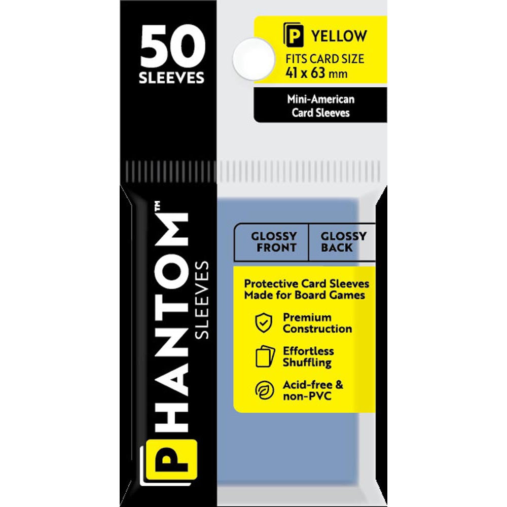 Mangas Phantom Yellow 50pcs (41x63mm)