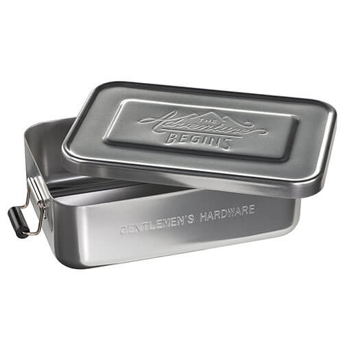 Gentlemen's Hardware Small Aluminium Lunch Tin