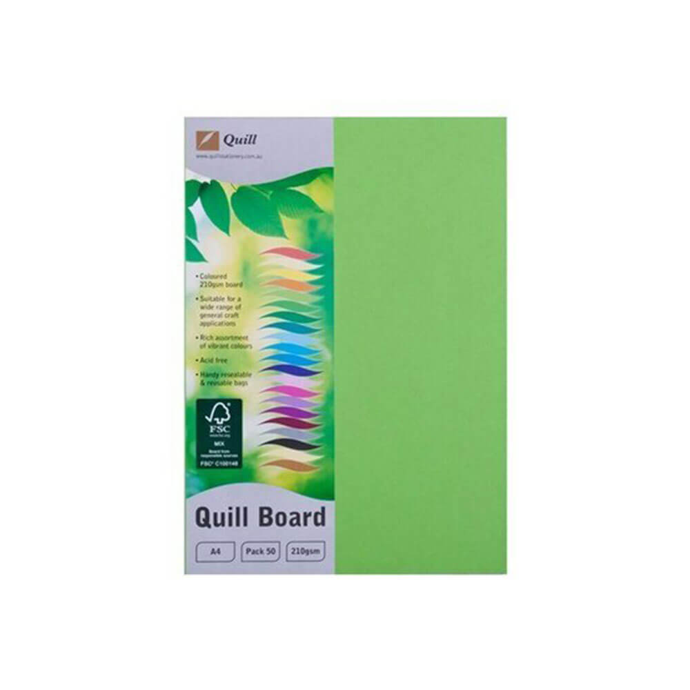 Cardboard A4 (50pk) Quill A4 (50pk)