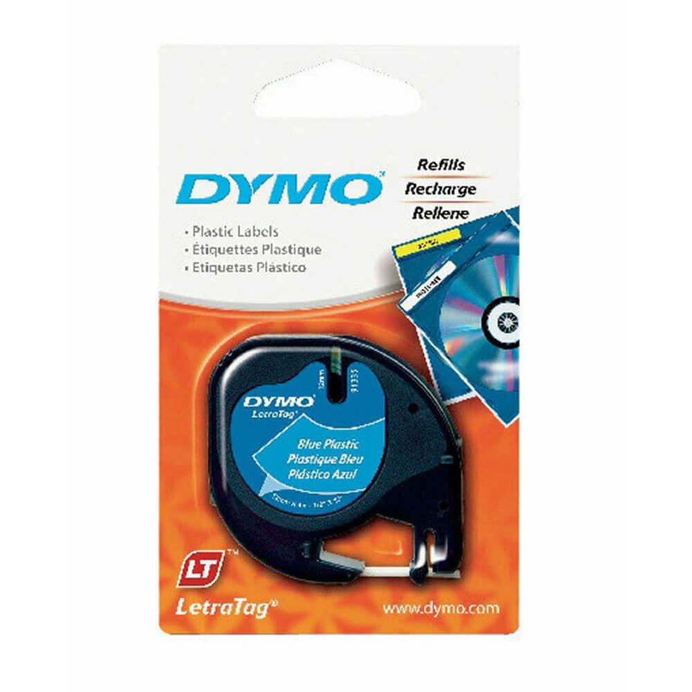 Dymo letra-tag tape label plastic