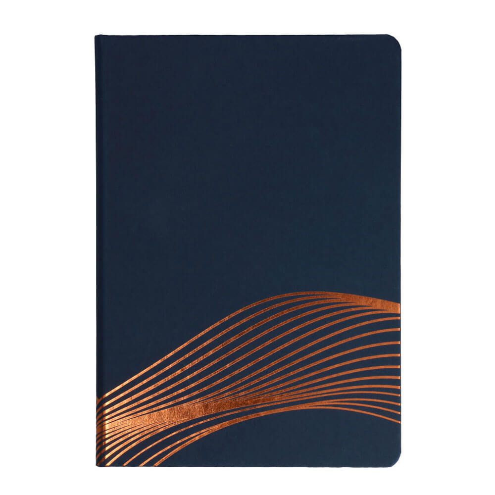 Collins Vanguard Notebook Foil Blue 240 Pages A5