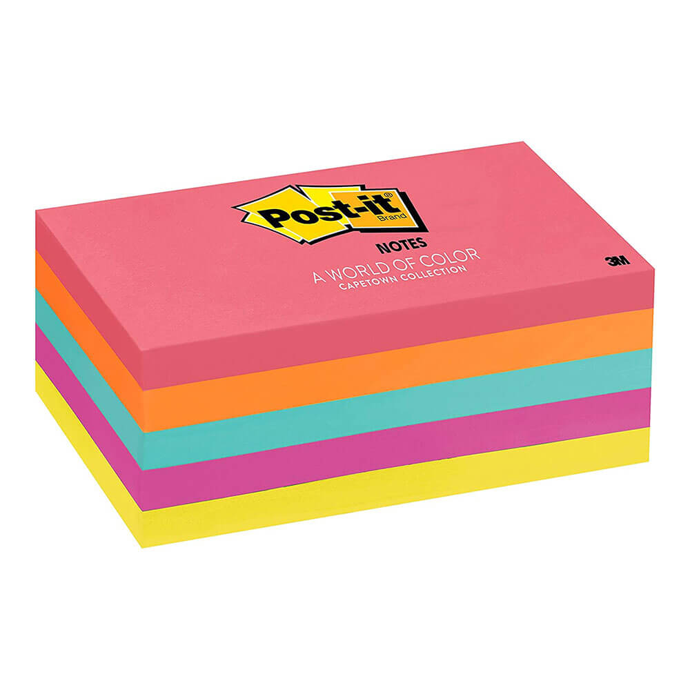 Post-it-Notizen, 73 x 123 mm, sortiert (5 Stück)