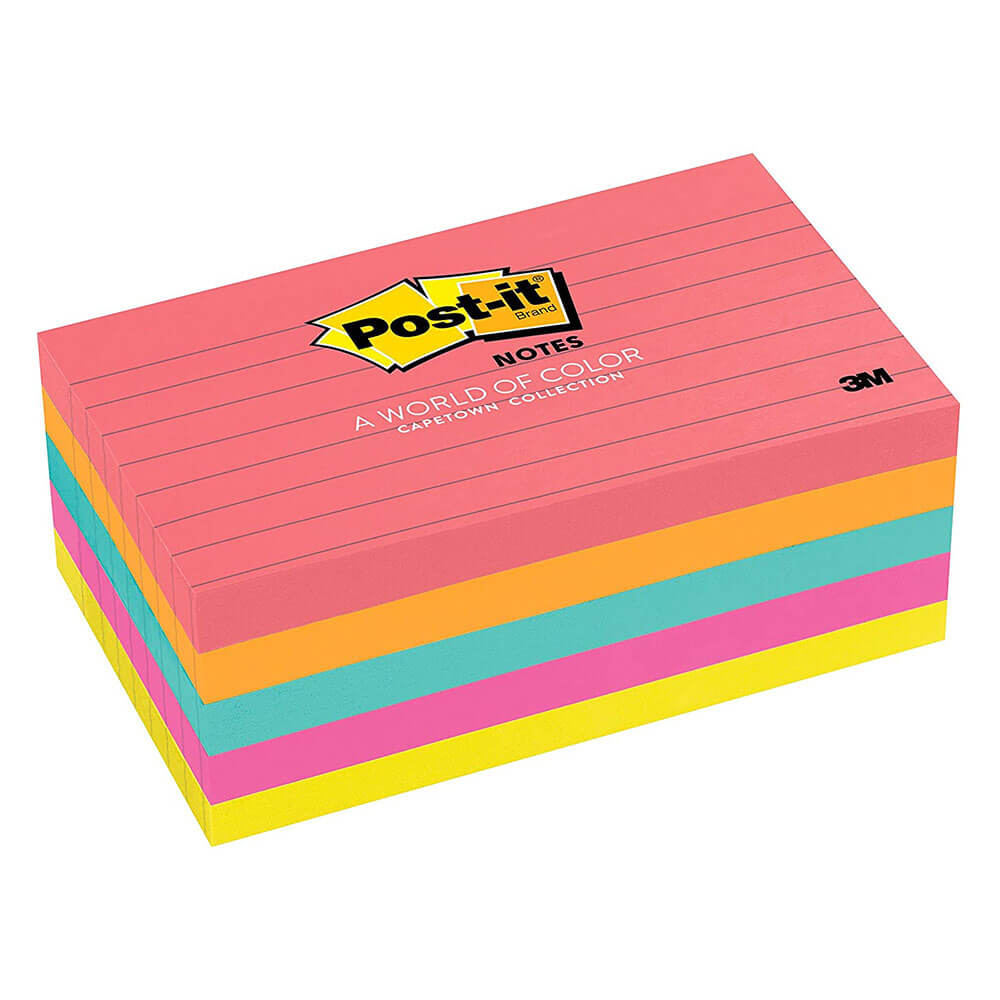 Note post-it foderato 73x123mm (5pk)