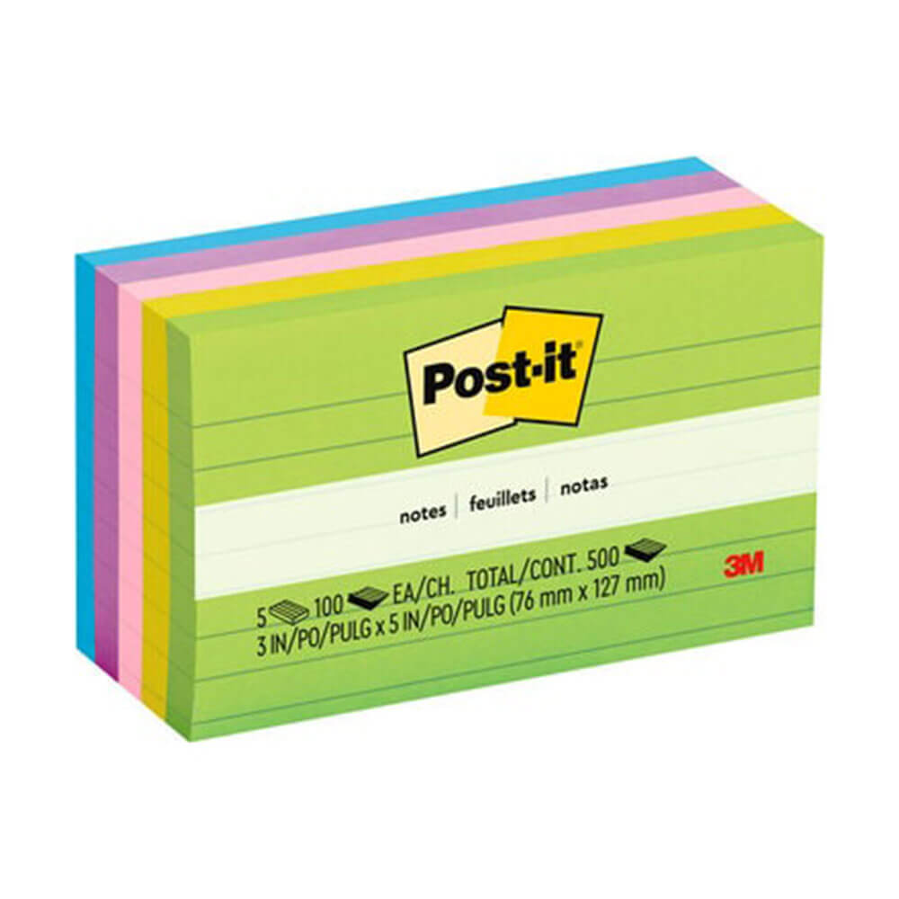 Post-IT Notes wyłożony 73x123 mm (5pk)