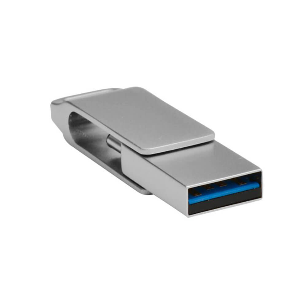 Shintaro USB-C en USB-A Pocket Disk Drive (Silver)