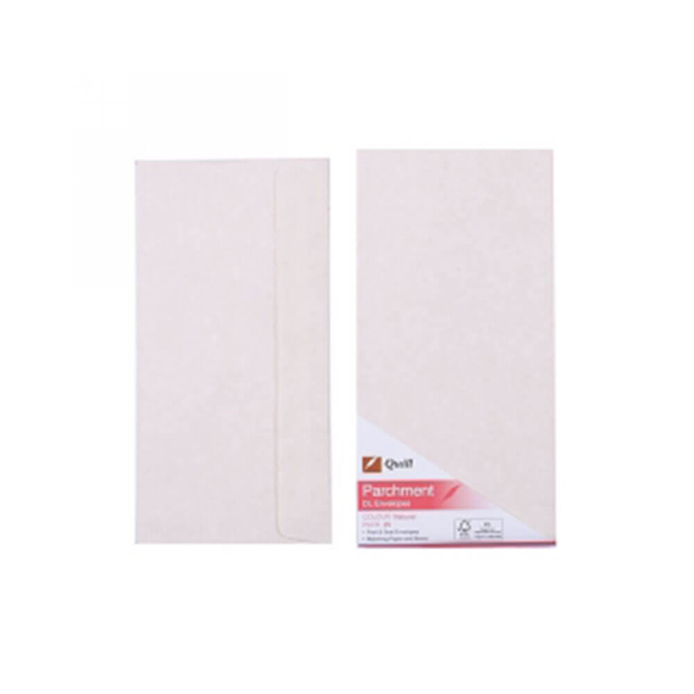 Quill Parchment -kuvert DL (25PK)