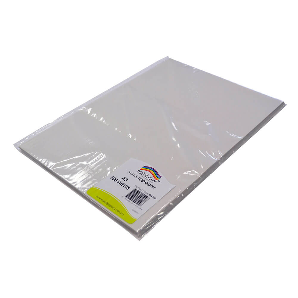 Papier de traçage arc-en-ciel 90gsm (100pk)