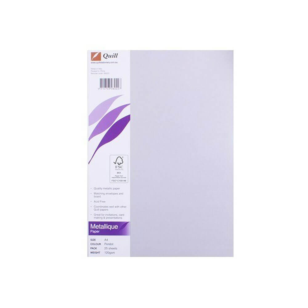 Papel Metallique de Quill A4 (25pk)