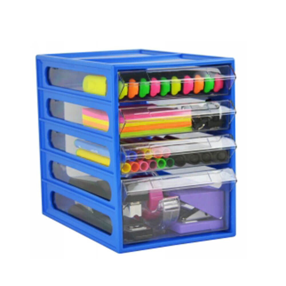 ItalPlast 4 Drawer Office Organizer