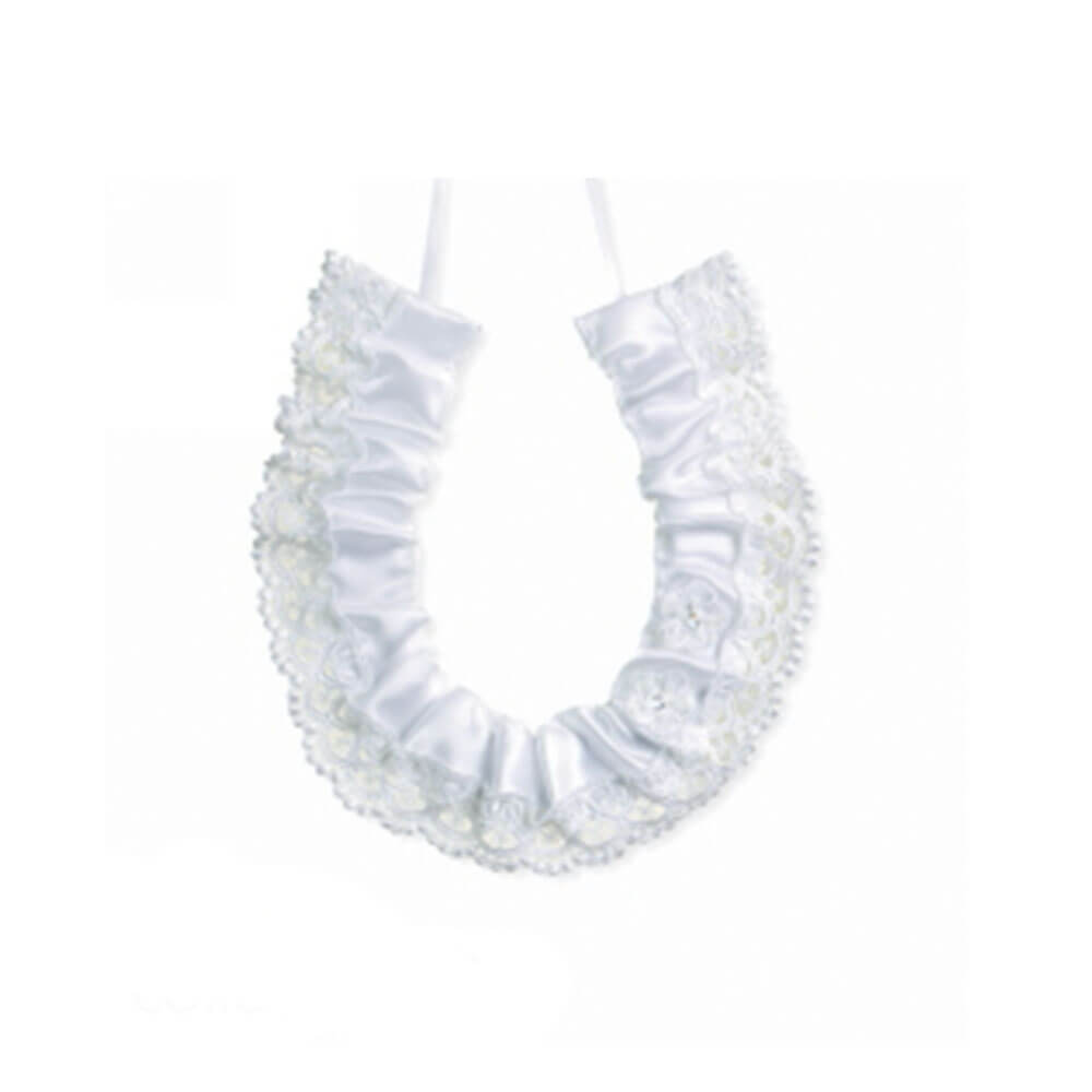 Me Horseshoe Satin con encaje Bode Wedding Charm