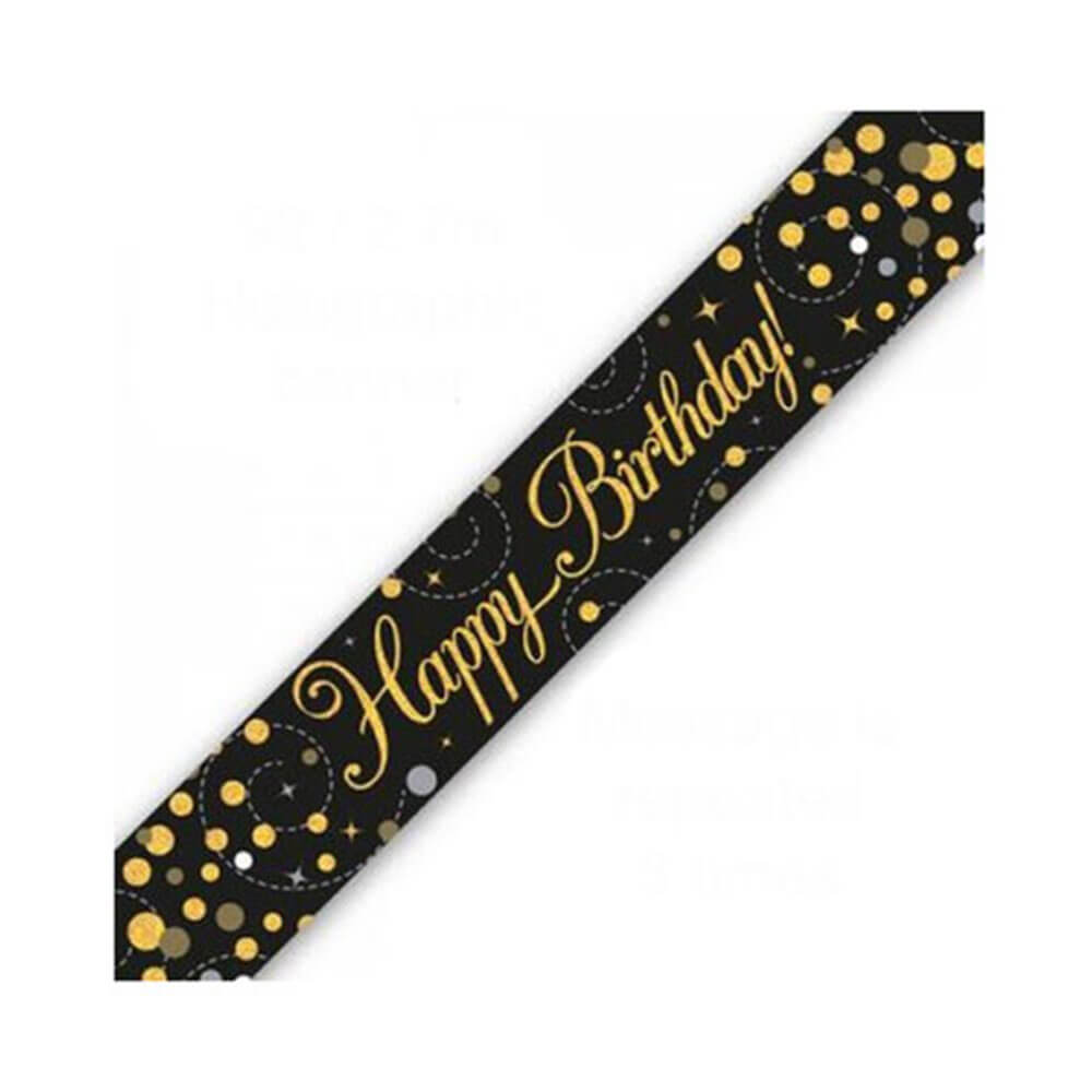  Alpen Happy Birthday Sparkling Fizz Banner