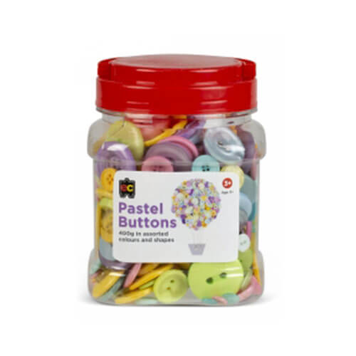 EC Buttons Assorted Jar (400g)