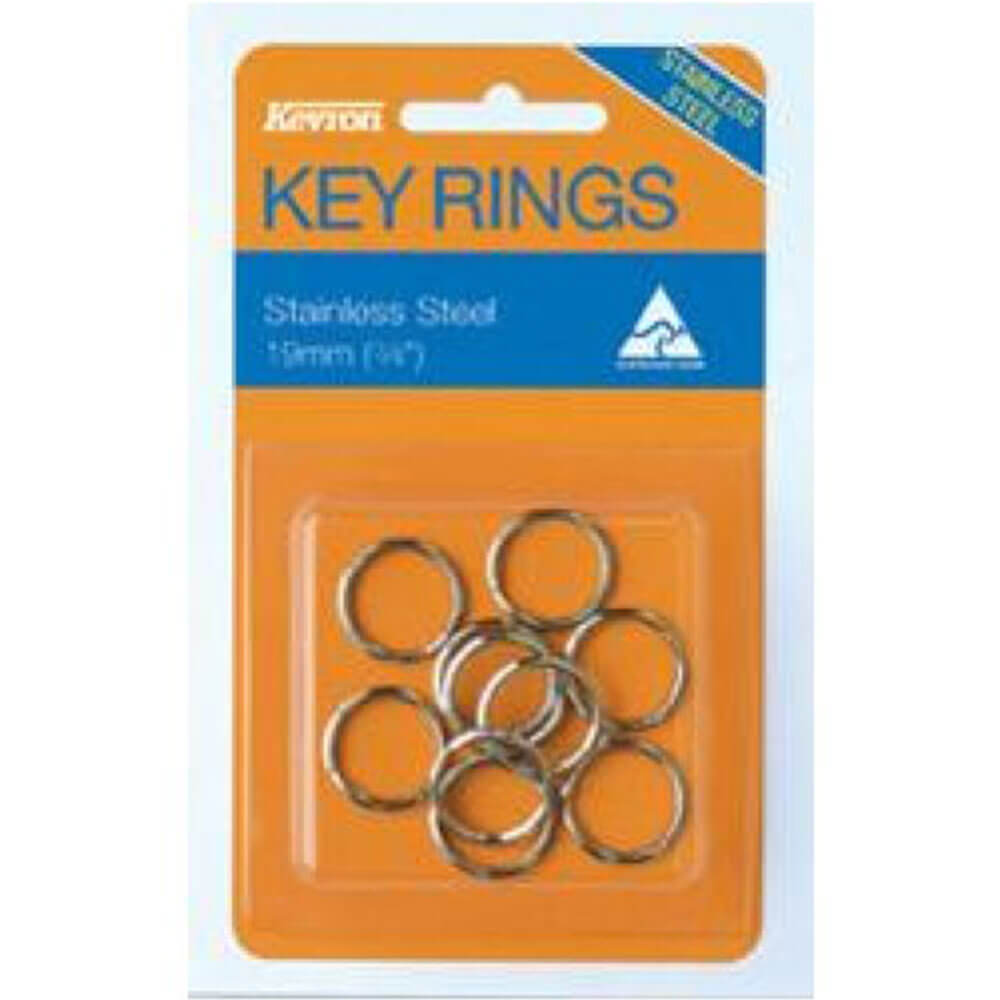 Kevron Key Rings 19mm (10pk)