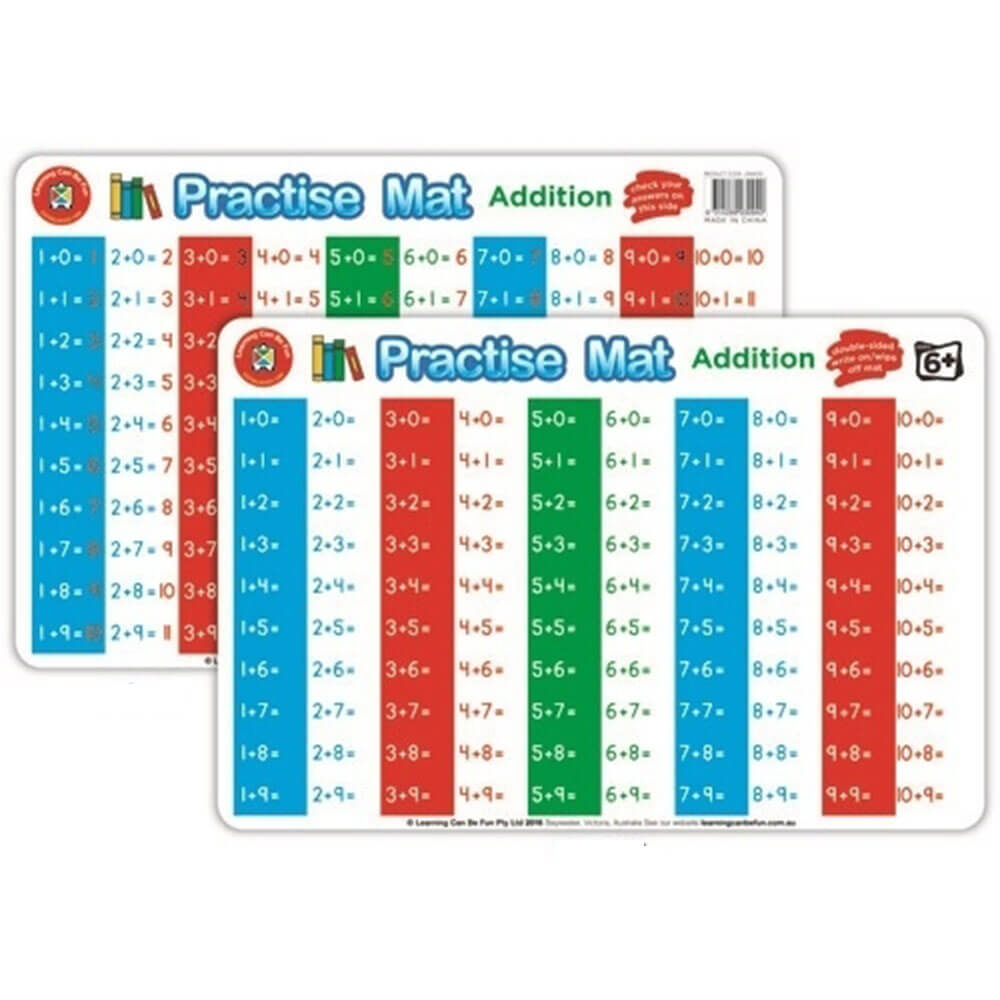 L'apprentissage peut être un tapis de pratique amusant (42x28 cm)
