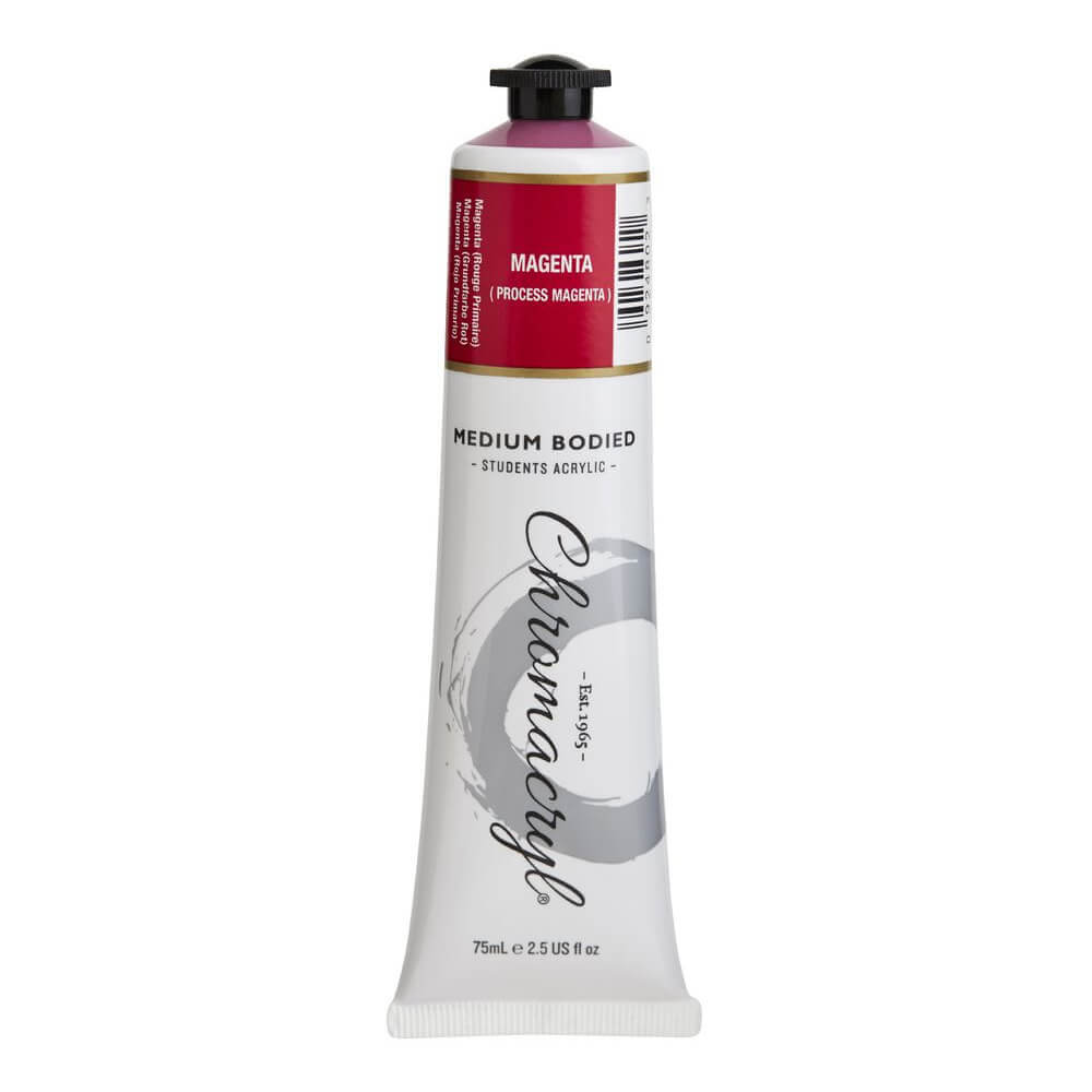 Chromacryl-Acrylfarbe für Schüler, 75 ml