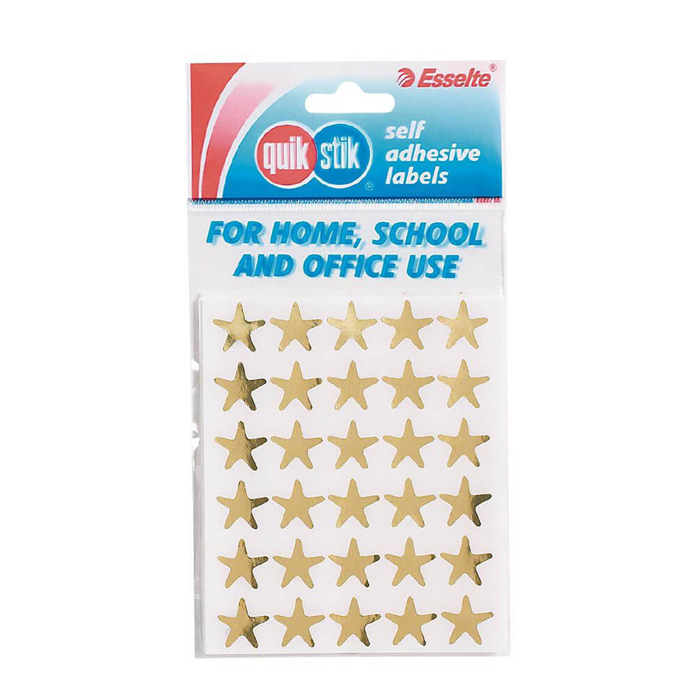 Quik Stik Stars Label (Pack of 10)