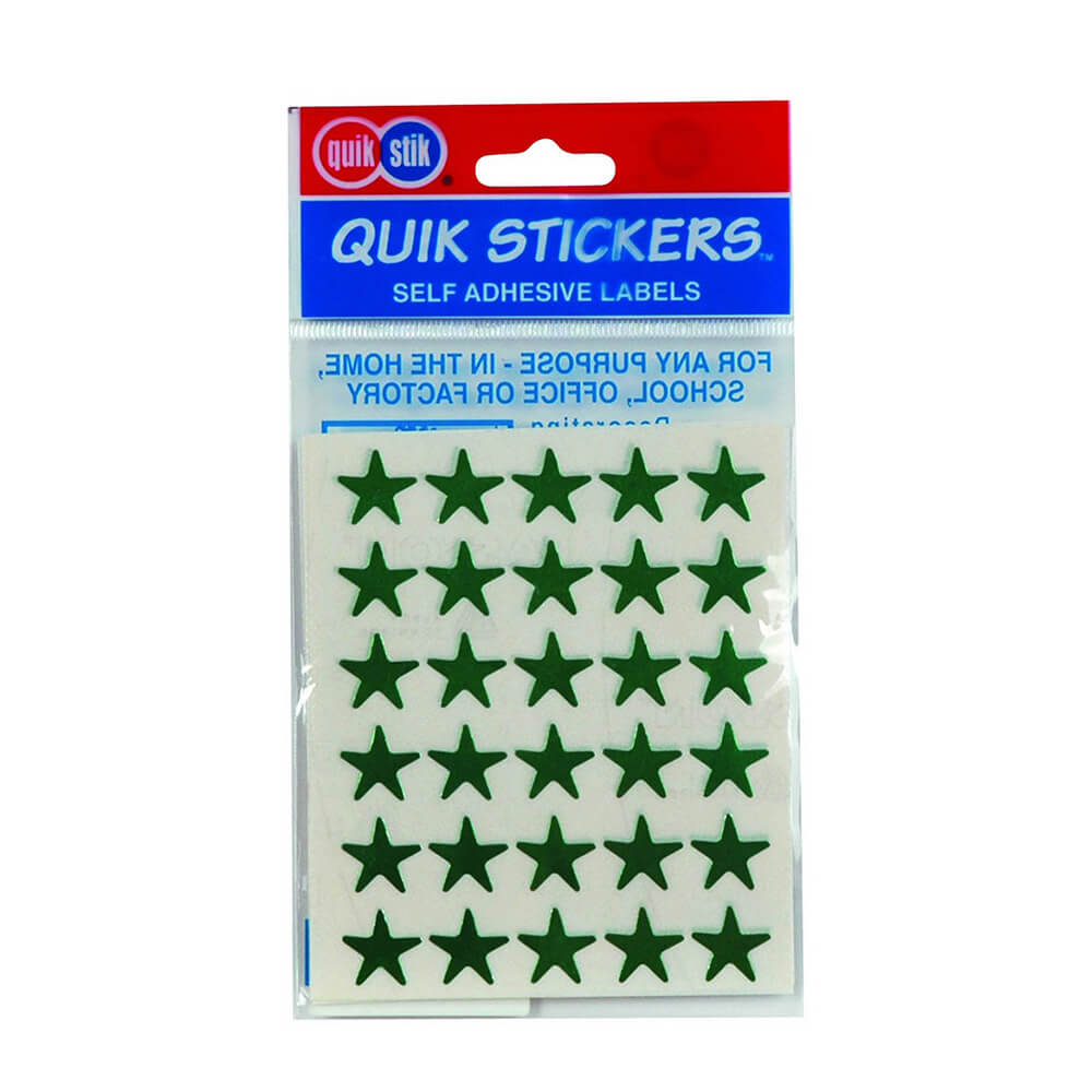 Quik Stik Stars -label (pakket van 10)