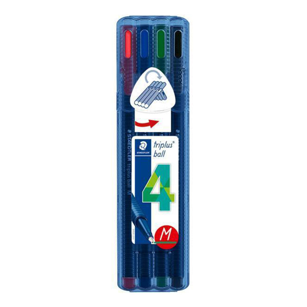 Staedtler Triplus ballpenn (pakke med 4)